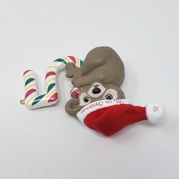 1992 Hallmark Child’s Fifth Christmas Handcrafted Keepsake Holiday Ornament - Picture 5 of 7